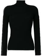 D.exterior Turtle Neck Jumper - Black