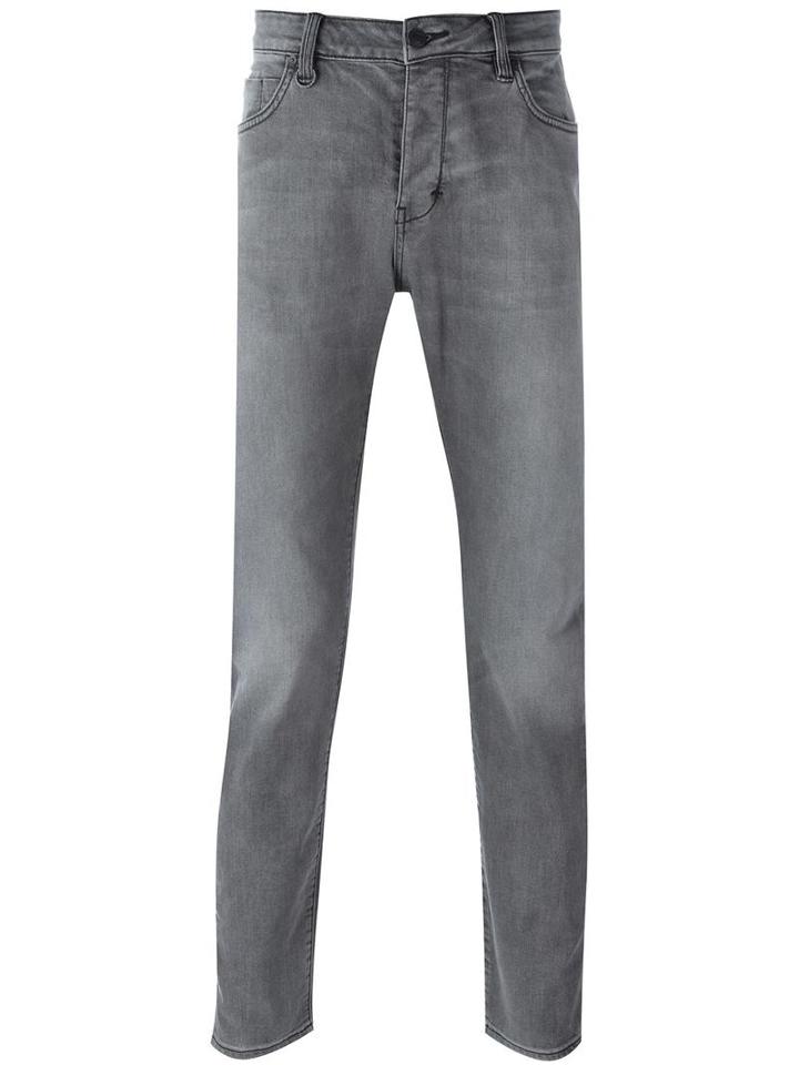 Neuw Five Pocket Jeans, Men's, Size: 34, Grey, Cotton/spandex/elastane
