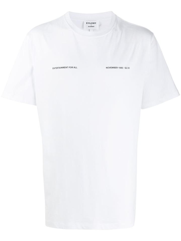 Soulland Playboy Monthly T-shirt - White
