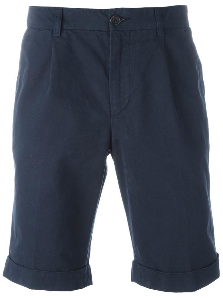 Aspesi Chino Shorts, Men's, Size: 56, Blue, Cotton