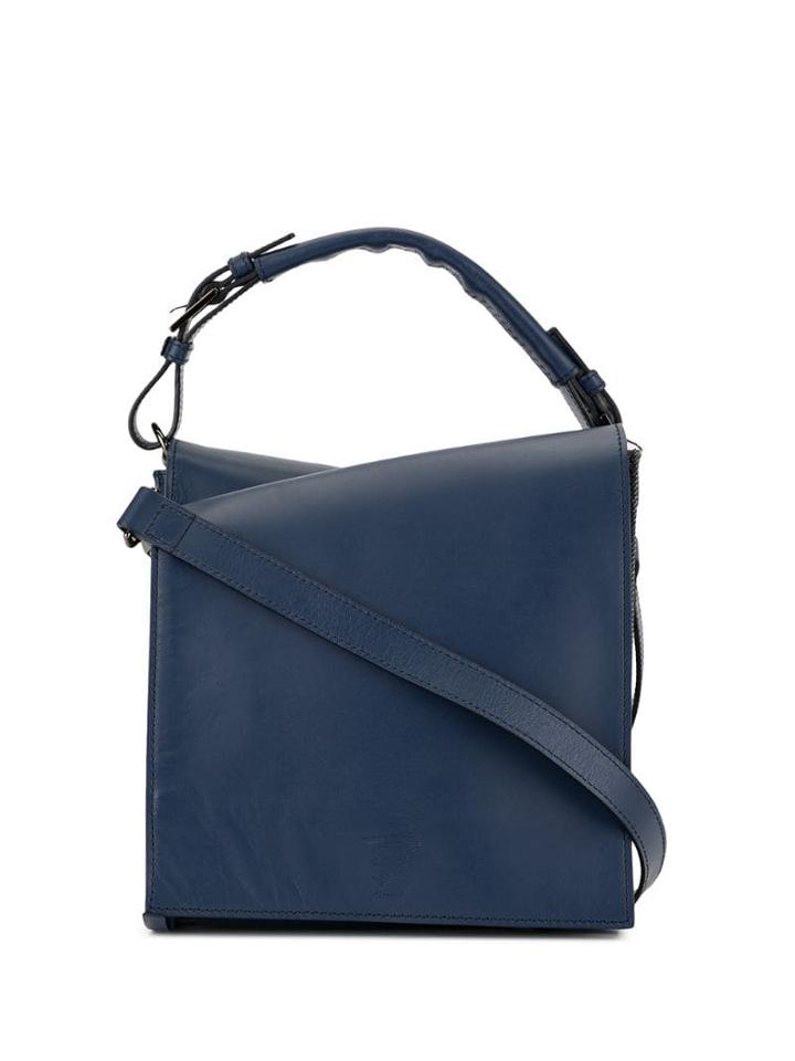 Discord Yohji Yamamoto Double Structured Shoulder Bag - Blue