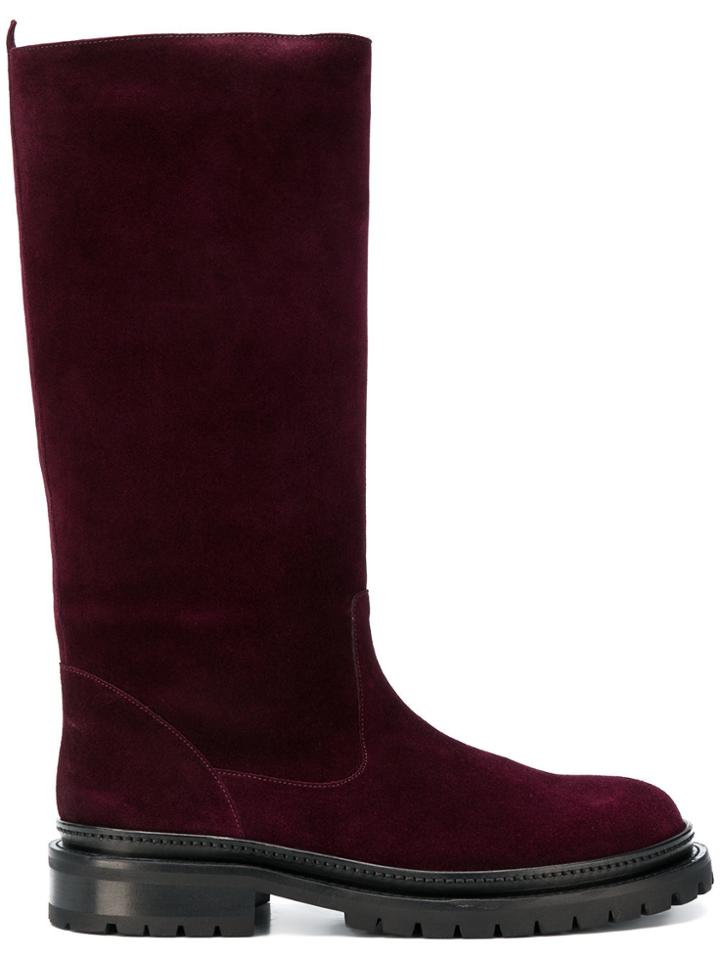 L'autre Chose Mid-calf Length Boots - Red