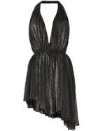 Saint Laurent Halterneck Mini Dress - Black
