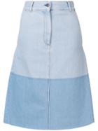 Ports 1961 A-line Denim Skirt - Blue