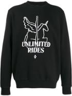 Marcelo Burlon County Of Milan Unicorn Print Sweatshirt - Black
