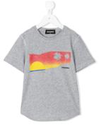 Dsquared2 Kids Print T-shirt, Boy's, Size: 10 Yrs, Grey