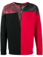 Marcelo Burlon County Of Milan Paz Printed Sweatshirt, Men's, Size: Xl, Black, Cotton