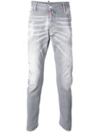 Dsquared2 - Kenny Twist Jeans - Men - Cotton/calf Leather/polyester/spandex/elastane - 46, Grey, Cotton/calf Leather/polyester/spandex/elastane