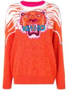 Kenzo Perched Tiger Sweater - Orange
