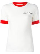 Off-white - Hand Gun Ripped T-shirt - Women - Micromodal - L, Nude/neutrals, Micromodal