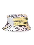 Kenzo Kids Animal Print Bucket Hat, Girl's, Size: 44 Cm