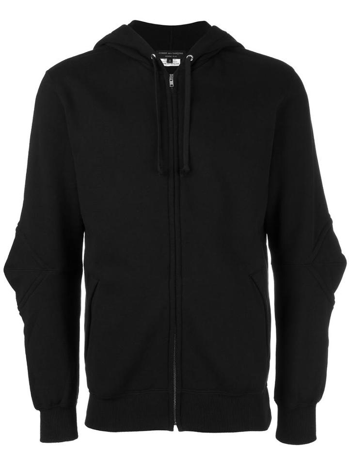 Comme Des Garçons Homme Plus Zipped Hoodie, Men's, Size: Large, Black, Cotton