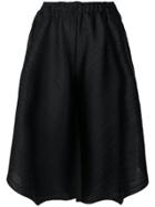 Pleats Please By Issey Miyake Pleated Asymmetric Trousers - Black