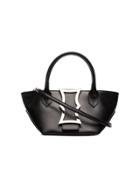 Dorateymur Black Mini Lament Leather Tote Bag