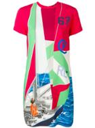 Polo Ralph Lauren Sailboat Print T-shirt Dress - Red