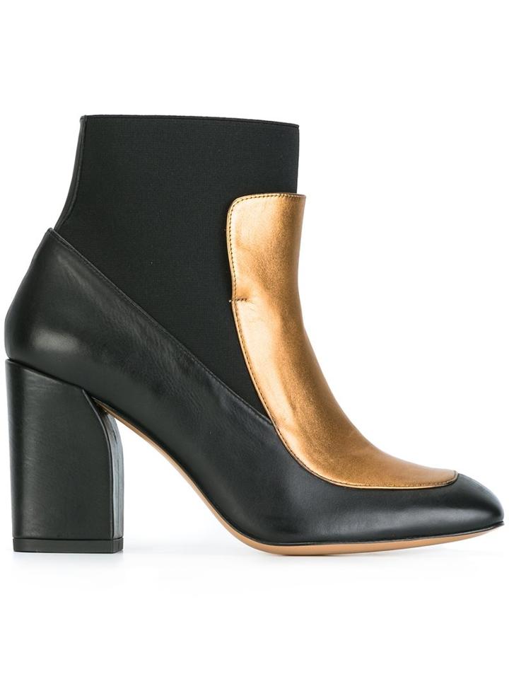 Castañer Metallic Detail Ankle Boots