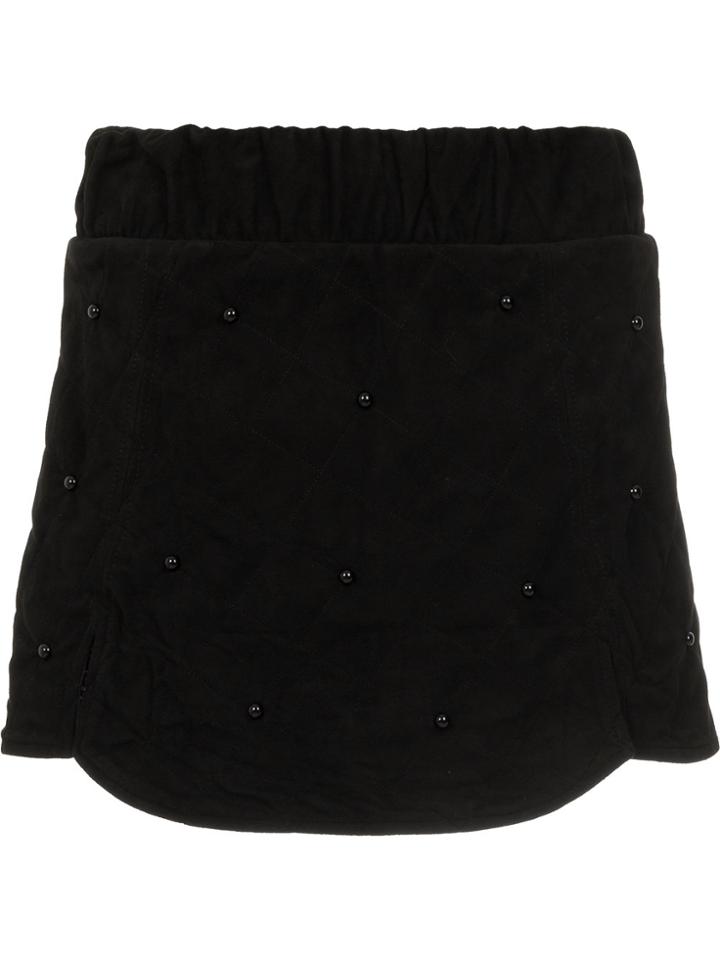 Andrea Bogosian Embellished Skirt - Black