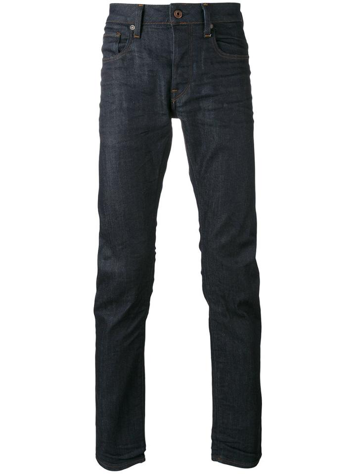 G-star - Slim-fit Jeans - Men - Cotton/polyester/spandex/elastane - 34, Blue, Cotton/polyester/spandex/elastane