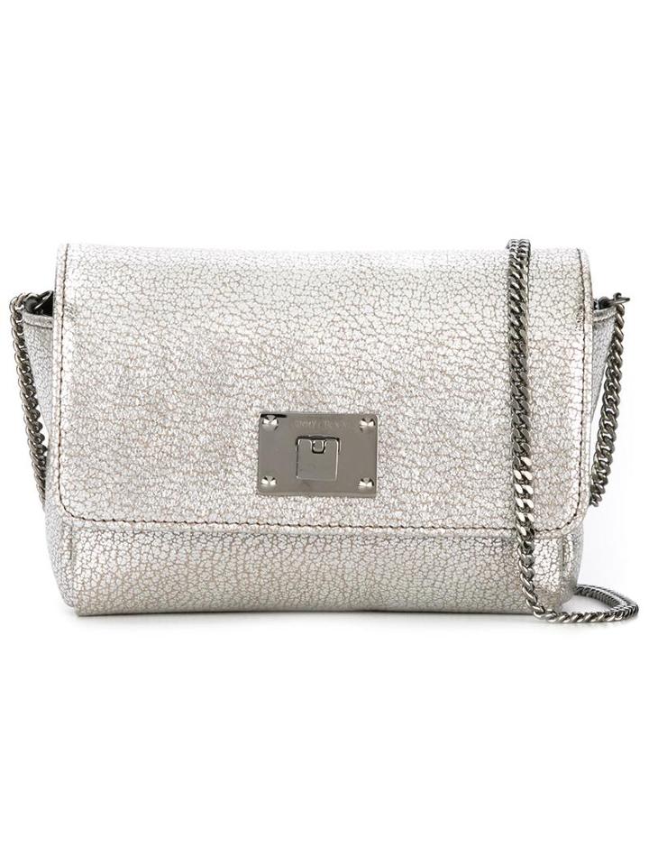 Jimmy Choo 'ruby' Crossbody Bag, Women's, Grey, Goat Skin