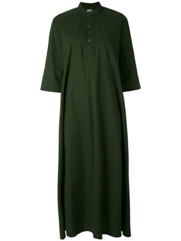 Labo Art - Long Shirt Dress - Women - Cotton - 0, Green, Cotton