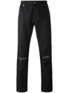Saint Laurent Original Low Waisted Jeans, Men's, Size: 32, Black, Cotton/spandex/elastane