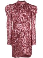 Jonathan Simkhai Metallic Wrap-style Dress - Red