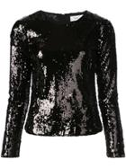 Racil Sequinned Sweater - Black
