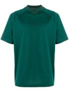 Sacai Short Sleeve Raglan Sweatshirt - Green