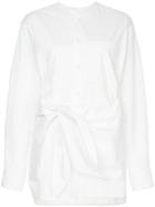 Y's Tie Fastening Shirt - White