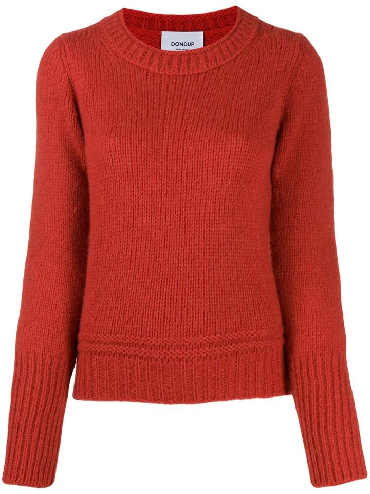 Dondup Crew Neck Jumper - Red