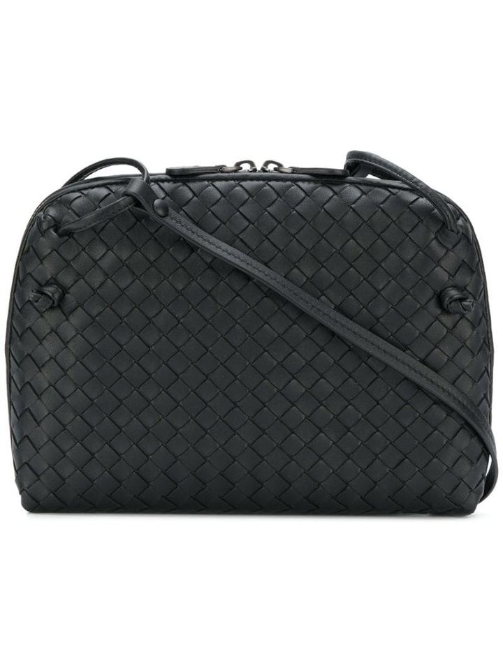 Bottega Veneta Nero Intrecciato Nappa Nodini Bag - Black