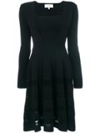 Carven Baby Doll Knit Dress - Black