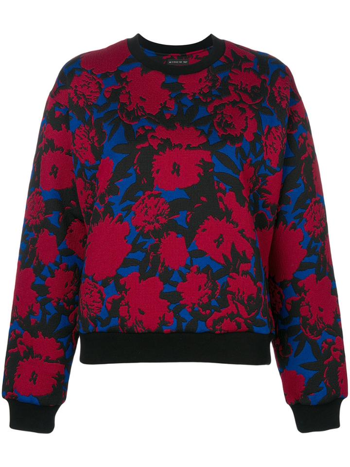 Etro Floral Jacquard Sweatshirt - Red
