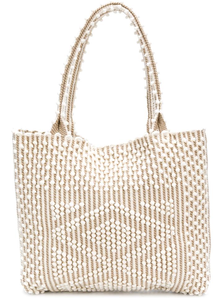 Antonello Tedde Liscia Woven Tote Bag - Nude & Neutrals