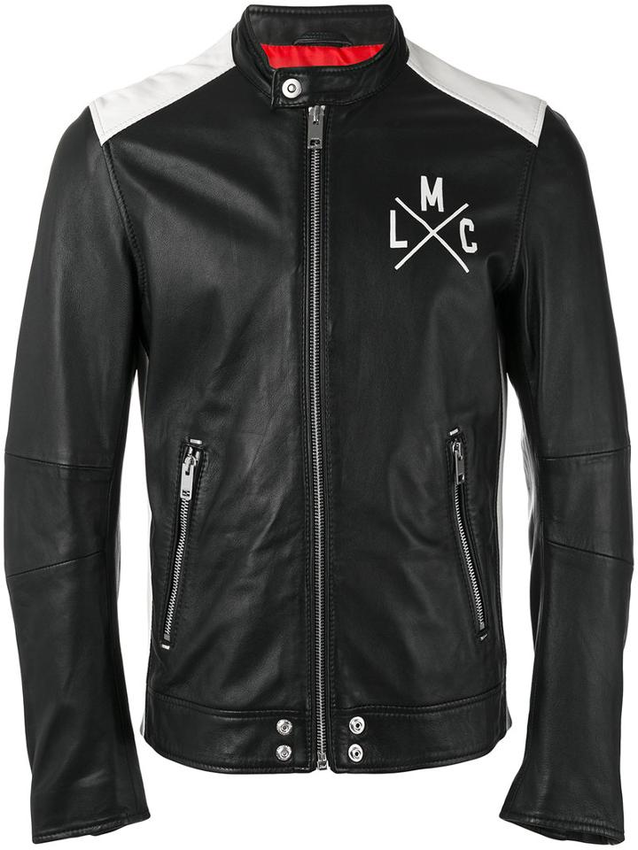 Diesel - Banded Collar Jacket - Men - Sheep Skin/shearling/polyester - L, Black, Sheep Skin/shearling/polyester