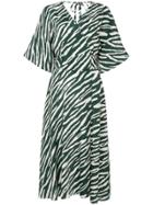 Ginger & Smart Emperor Zebra Print Dress - Green