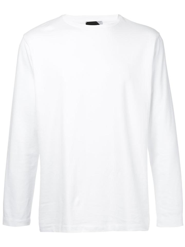 Aton - Round Neck Top - Men - Cotton - 6, White, Cotton