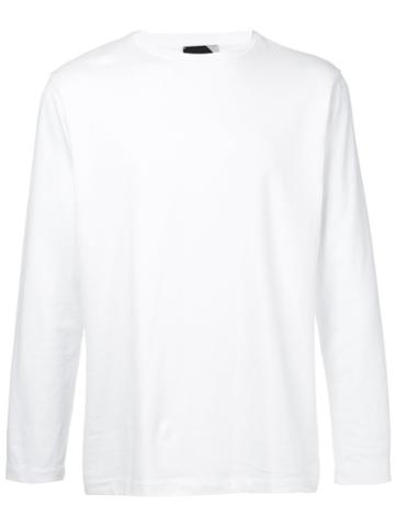 Aton - Round Neck Top - Men - Cotton - 6, White, Cotton