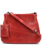 Marsèll Logo Embossed Crossbody Bag - Red