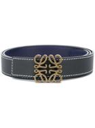 Loewe Anagram Reversible Belt - Black