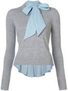 Veronica Beard Layered Jumper - Grey