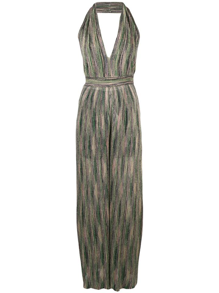 Missoni Metallic Sheen Jumpsuit - Green