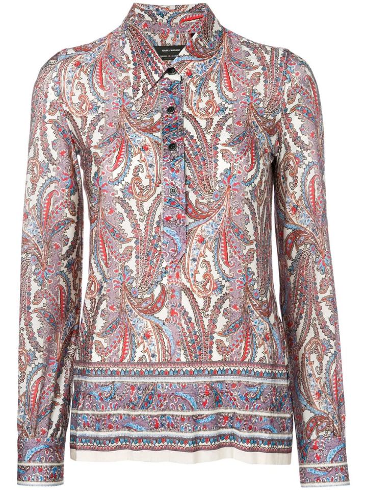 Isabel Marant Paisley Blouse - White