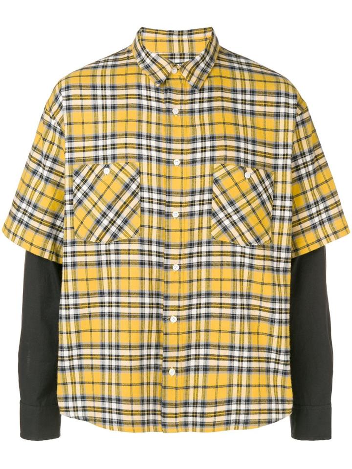 Adaptation Layered Sleeve Shirt - Yellow & Orange