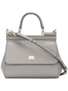 Dolce & Gabbana Small 'sicily' Tote - Grey
