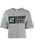 Fendi Femme Fierce T-shirt - Grey