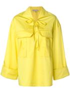 Emilio Pucci Oversized Laced Shirt - Yellow & Orange