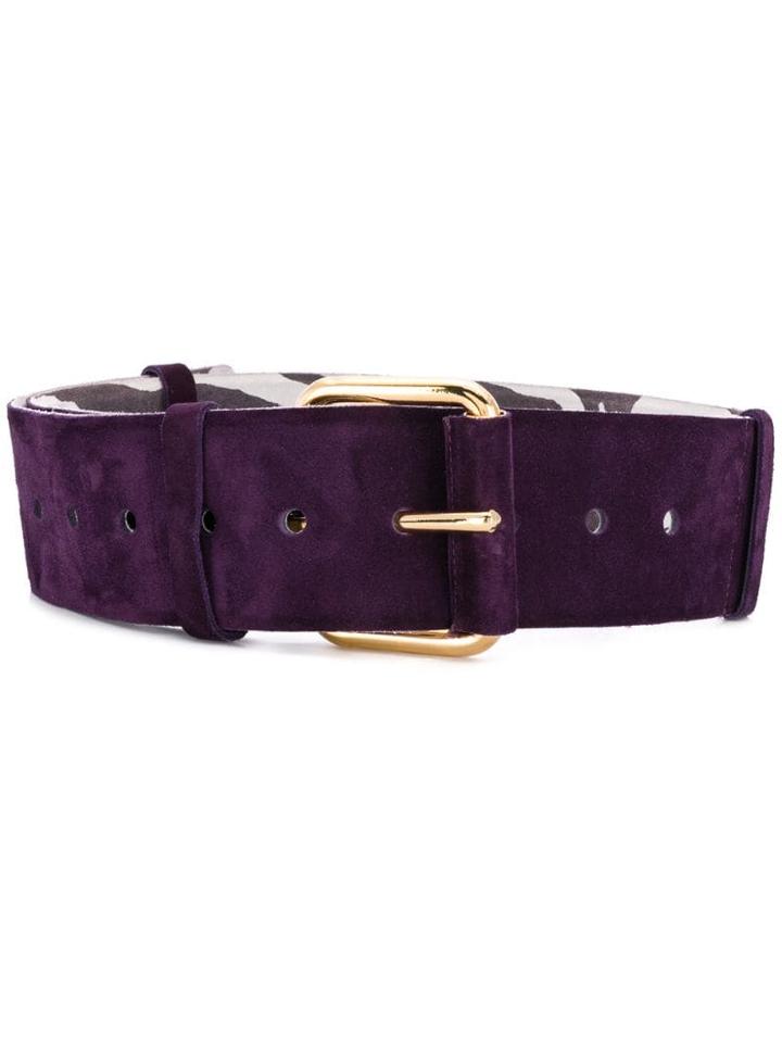 A.f.vandevorst Duo-tone Belt - Purple