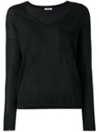 P.a.r.o.s.h. - Knitted Sweater - Women - Cotton - Xl, Women's, Black, Cotton