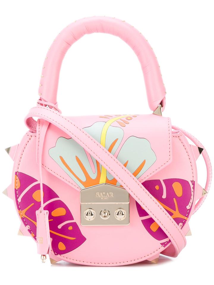 Salar - Mimi Maui Bag - Women - Leather/metal - One Size, Pink/purple, Leather/metal
